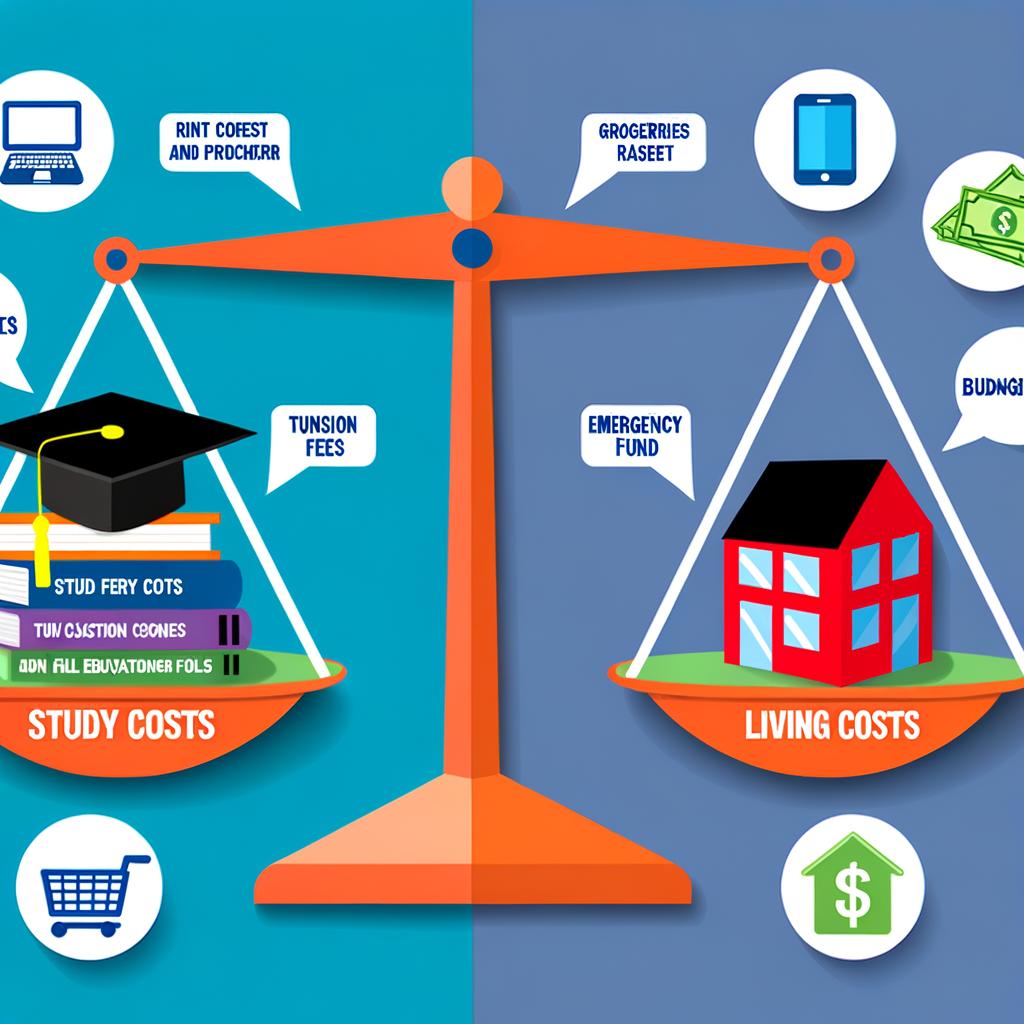 تكاليف الدراسة والمعيشة: التخطيط المالي للطلاب